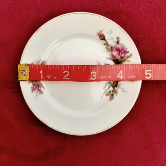 Vtg Child's China 'Moss Rose' - Picture 3 of 5